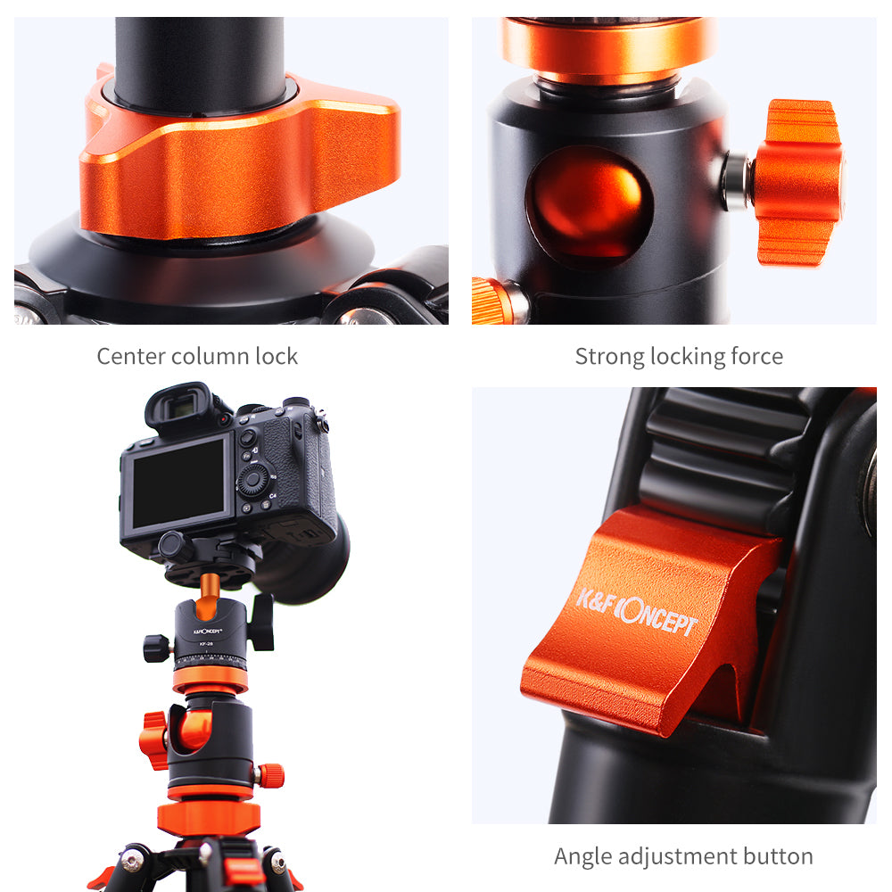 K&F Concept SA254T2 Specialist DSLR Tripod Monopod Conversion - KF09.090V1