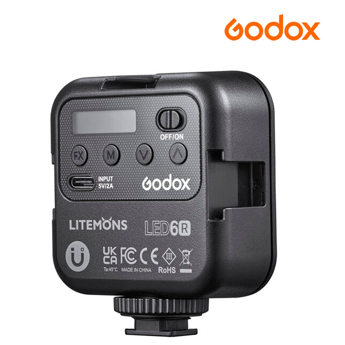 Godox LED6R Litemons RGB Pocket-Size LED Video Light with 1800 mAh built-in Battery