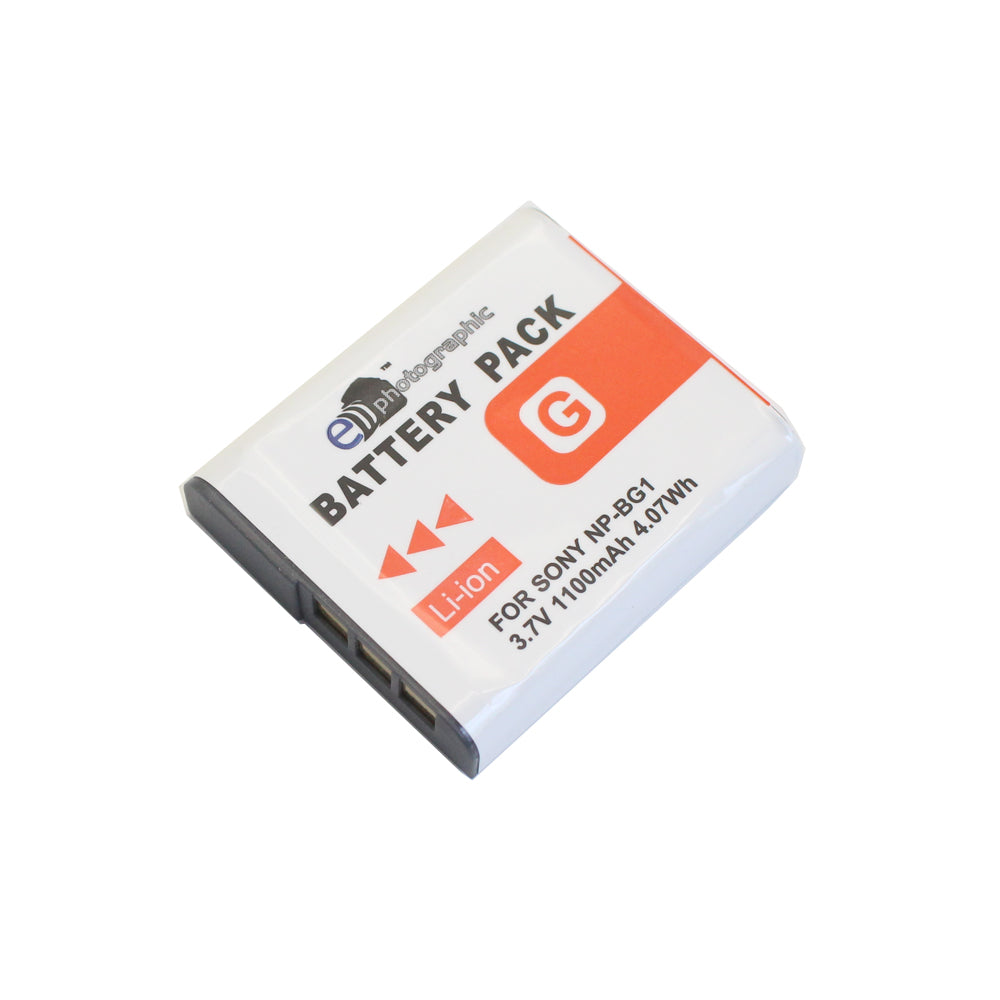 E-Photographic PRO 1100mAh Lithium Battery for Sony NP-BG1 - EPHNPBG1