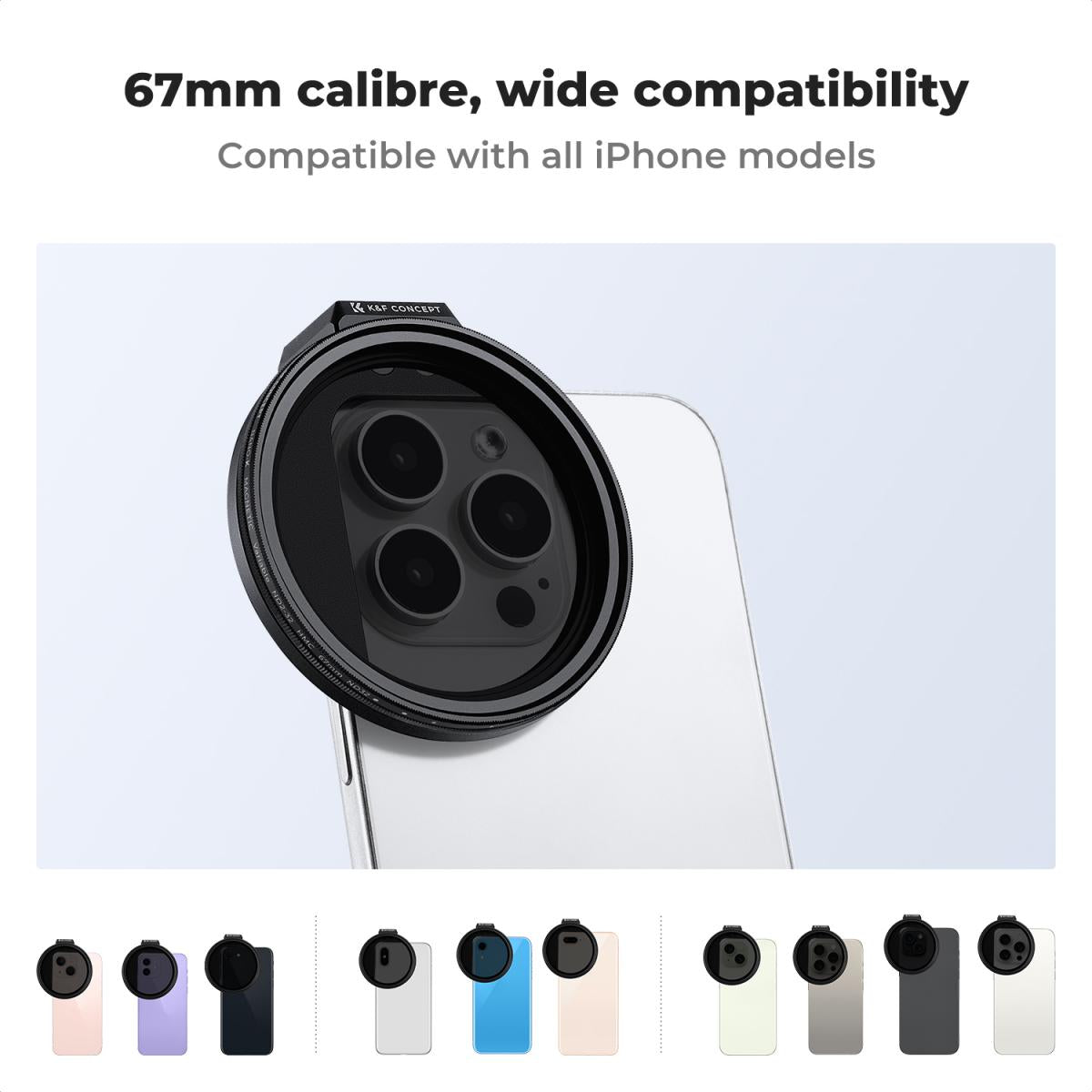 K&F 67mm Magnetic Variable ND Filter for Camera Lenses & Smartphones
