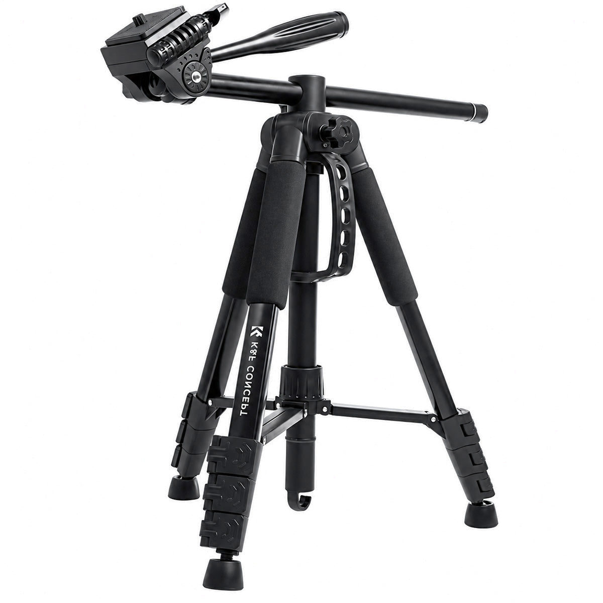 K&F Concept S254A1 Overhead Tripod Monopod with BV07 Fluid Video Head