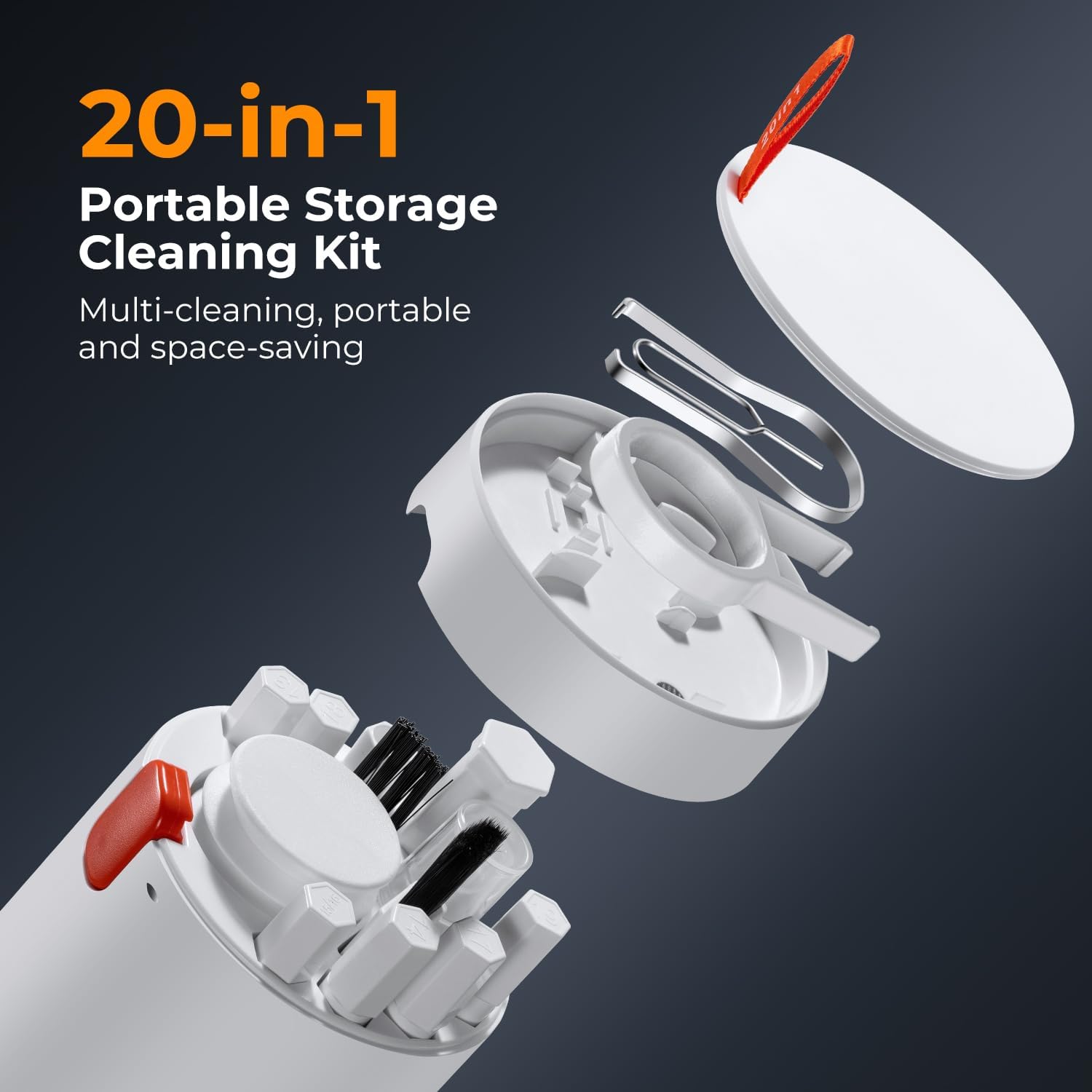 K&F Concept 20-in-1 Cleaning Kit-Computers, Earphones, iPad, iPhone & more