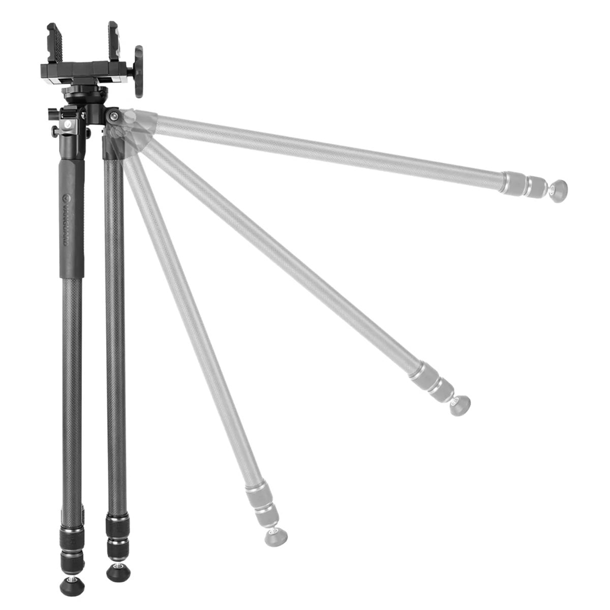 Vanguard Endeavour L 263CGM Carbon Shooting Tripod with GM-70 Rifle Clamp