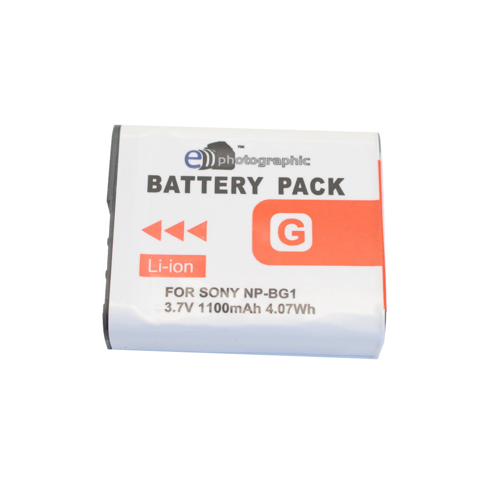 E-Photographic PRO 1100mAh Lithium Battery for Sony NP-BG1 - EPHNPBG1