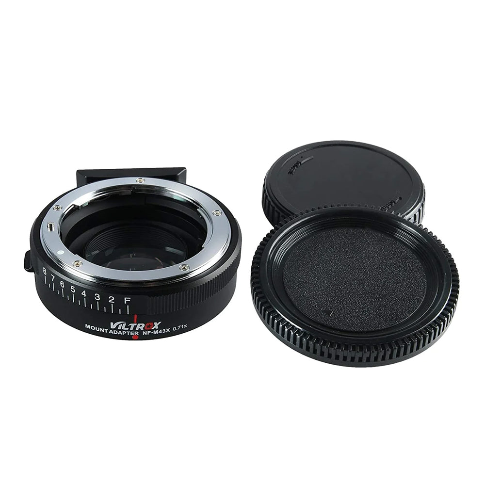 Viltrox Manual Focus Adapter Nikon G&D mount to M4/3 +1-stop VL-NF-M43X