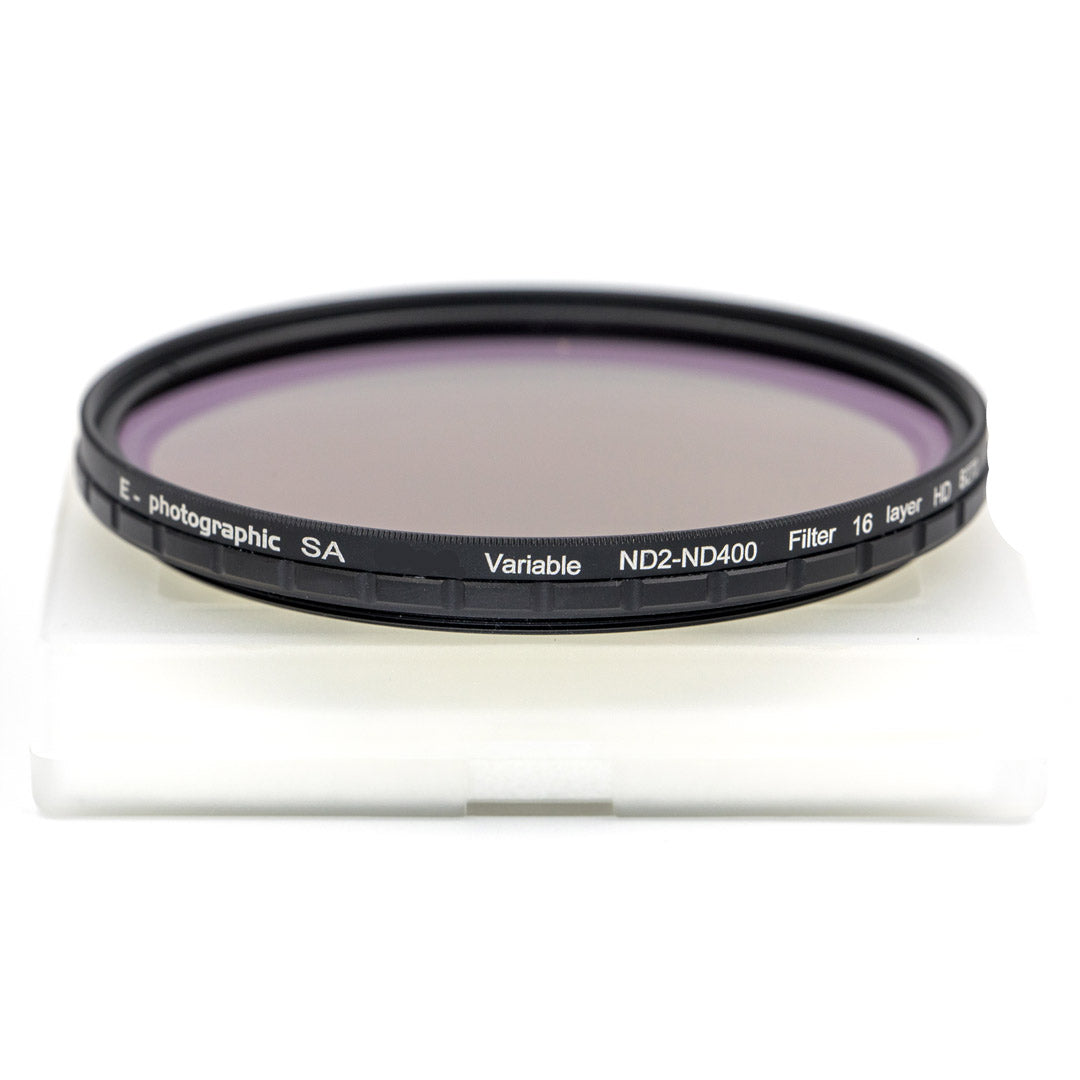 E-Photo PRO 49mm UV, CPL &amp; ND2-ND400 filter Kit - German HD B270 Schott Optics