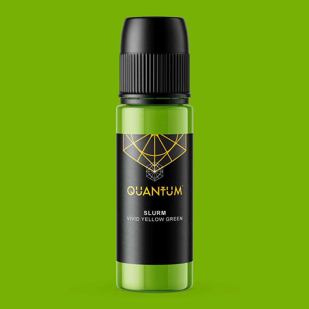 Quantum Premium Tattoo Ink - 1oz Slurm (Vivid Yellow-Green) 30ml