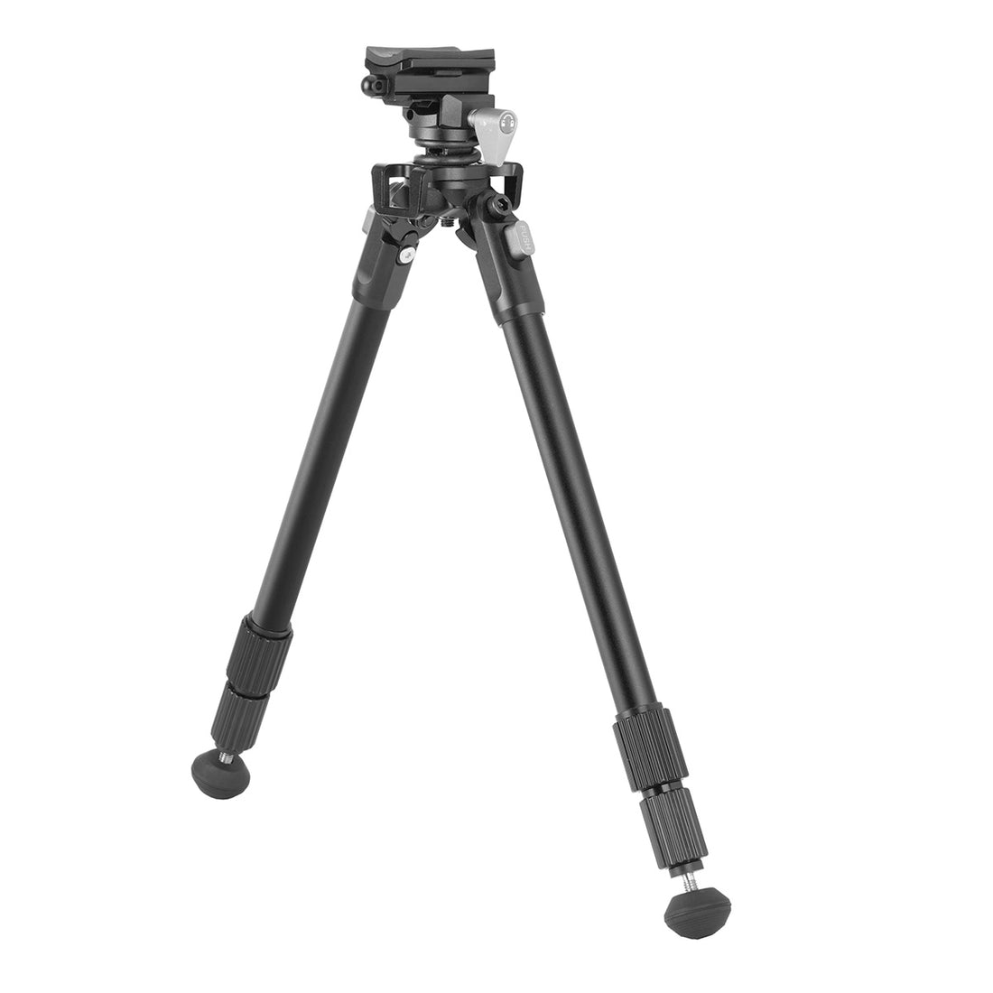 Vanguard Equalizer 3QS A Aluminium Gun Bipod with Quick-Release Pic Rail Adapter – Extended Height Shooting Support (31.8–67.3cm)