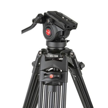 Viltrox Heavy Duty 10Kg Capacity PRO Fluid Head Tripod for Video, Mirrorless &amp; DSLR Cameras with Hydraulic Damping