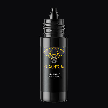 Quantum Tattoo Ink - 4oz Assphalt Black (Triple Black) 120ml