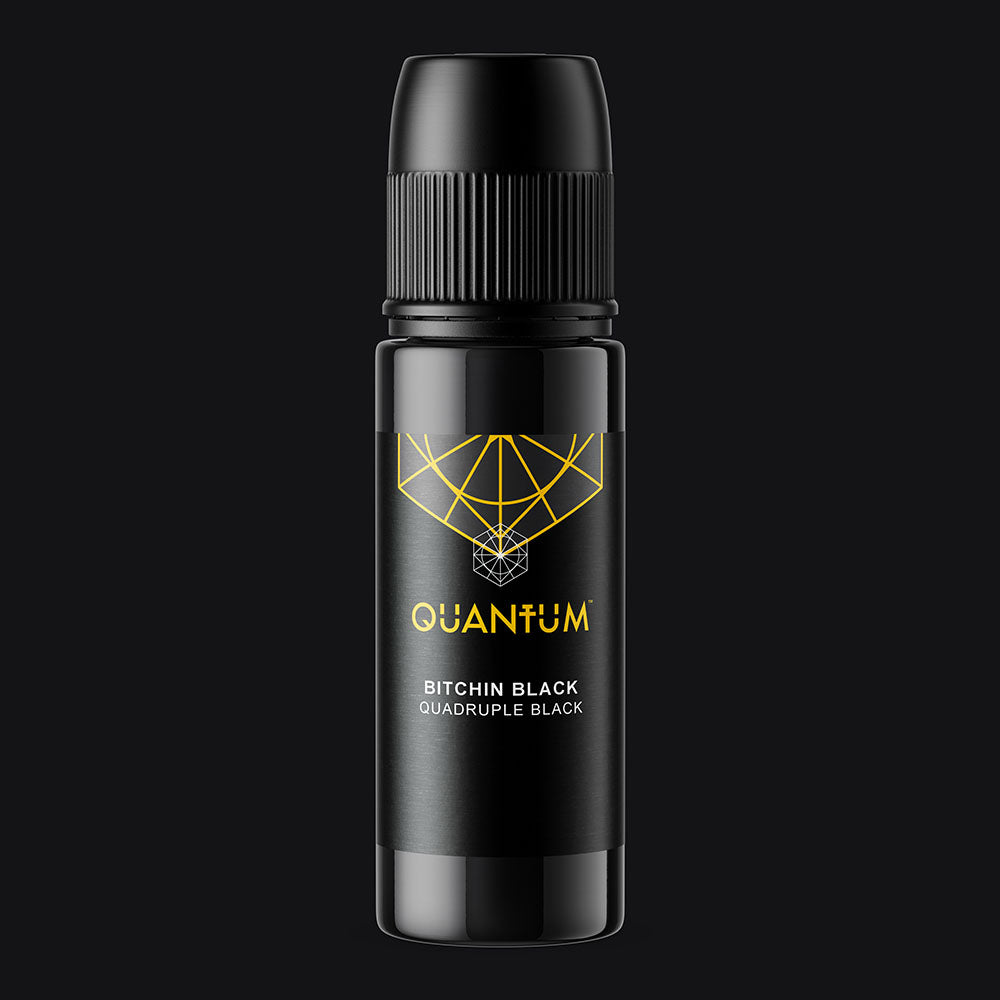 Quantum Premium Tattoo Ink - 8oz Bitchin Black (240ml)