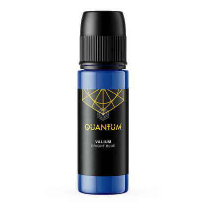 Quantum Premium Tattoo Ink - 1oz Valium (Bright Blue) 30ml