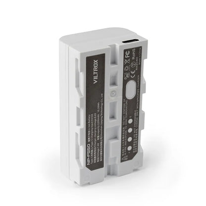 Viltrox NP-F550 2200mAh Lithium Battery with Type-C Fast Charging for LED Lights