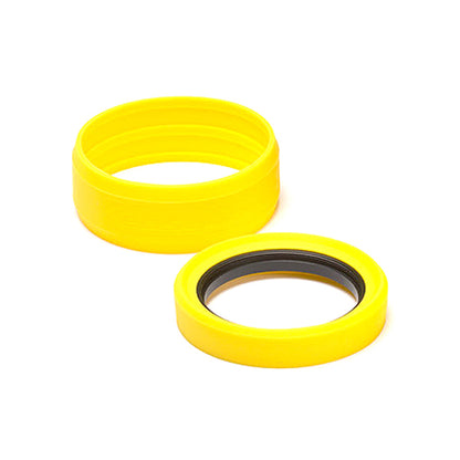 easyCover PRO 62mm Lens Silicon Rim/Ring &amp; Bumper Protectors Yellow - ECLR62Y