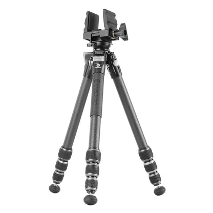 Vanguard ENDEAVOR LT 264 CGM Carbon Fiber Levelling Shooting Tripod Rest with GM-65 Rifle Clamp