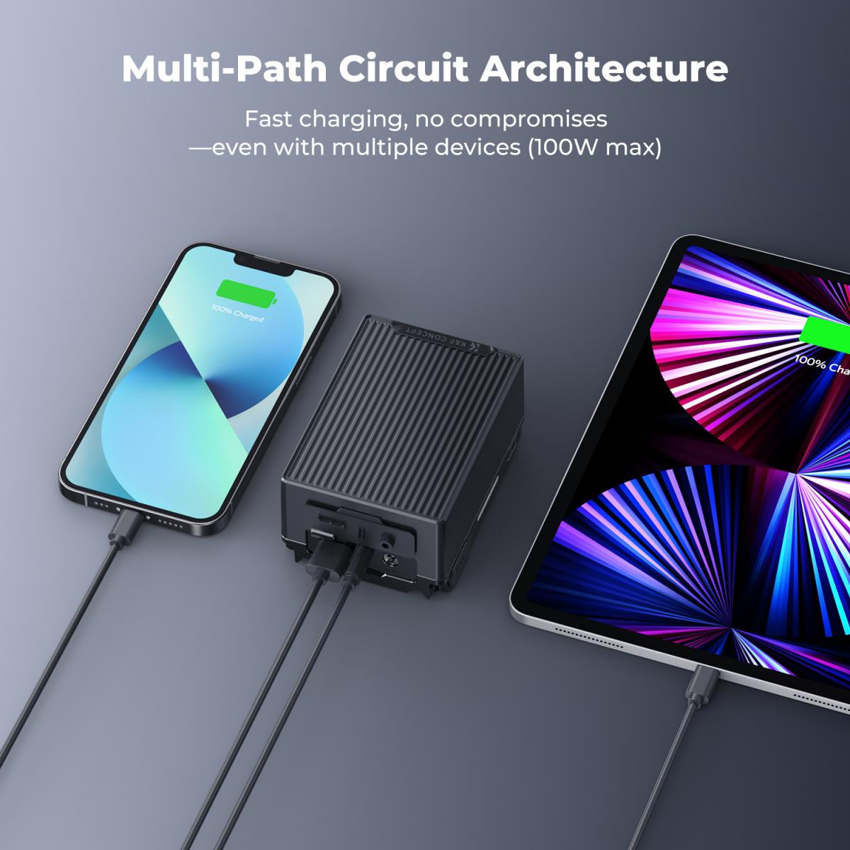 K&amp;F Concept 99Wh V-Mount Battery with PD 100W USB-C Charging