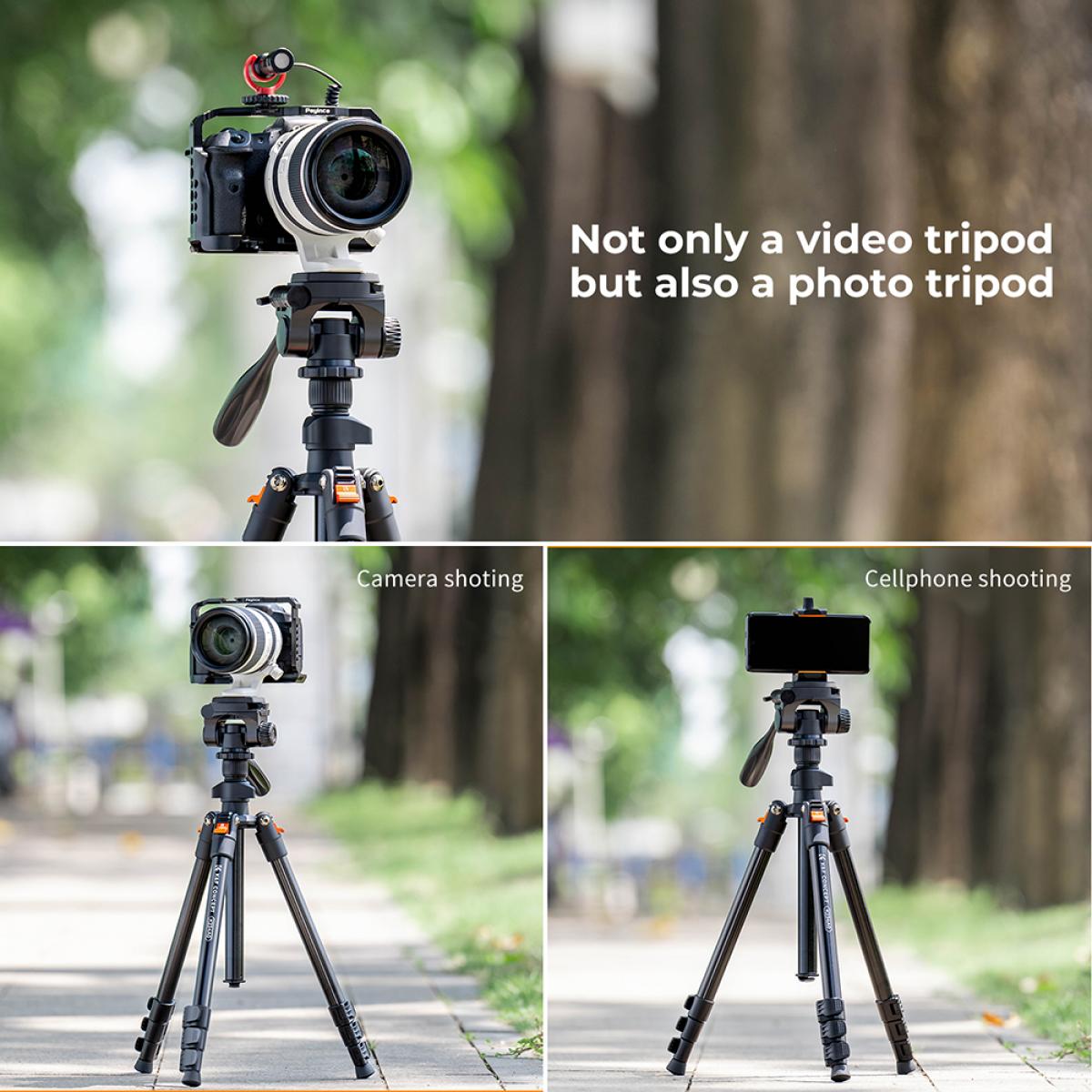 K&amp;F Concept PRO K234A0 Magnalium Tripod for Camera, Mobile Phone &amp; Video  KF09.115