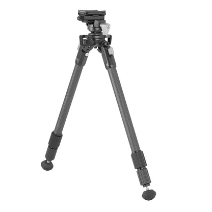 Vanguard Equalizer 3QSC Carbon Fibre Pivoting Gun Bipod with Pic Rail Mount (Up to 67.5cm)