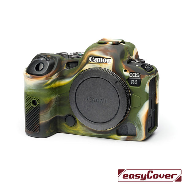 EasyCover PRO Silicone Case - Canon R5 &amp; R6 - Camo - ECCR5C