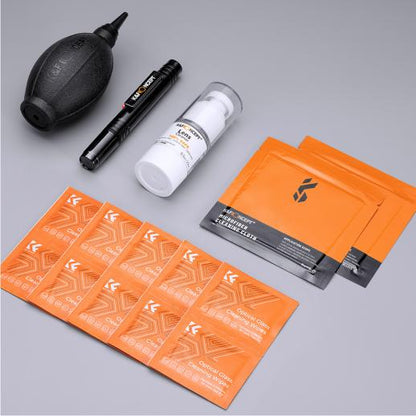 K&amp;F Concept 15 in 1 Camera and Lens Cleaning Kit: Air Blower, Cleaning Pen, Cleaning Wipes, 15ml Liquid, Cleaning Clothes