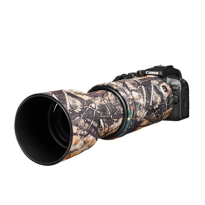 easyCover Lens Oak for Canon RF 100-400mm F/5.6-8 IS USM - Forest Camouflage | Neoprene Lens Cover