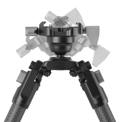 Vanguard EQ-Precision 1ARCA Carbon Fibre Gun Bipod with Arca Mount (26.5cm)
