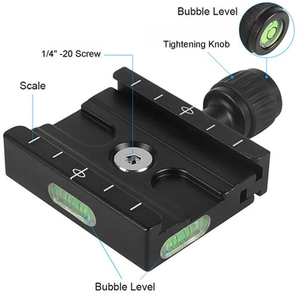 E Photographic 50mm QR-50S Release Plate