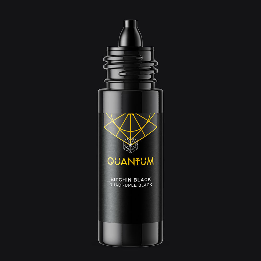 Quantum Premium Tattoo Ink - Bitchin Black (30ml)