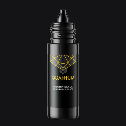 Quantum Premium Tattoo Ink - 8oz Bitchin Black (240ml)