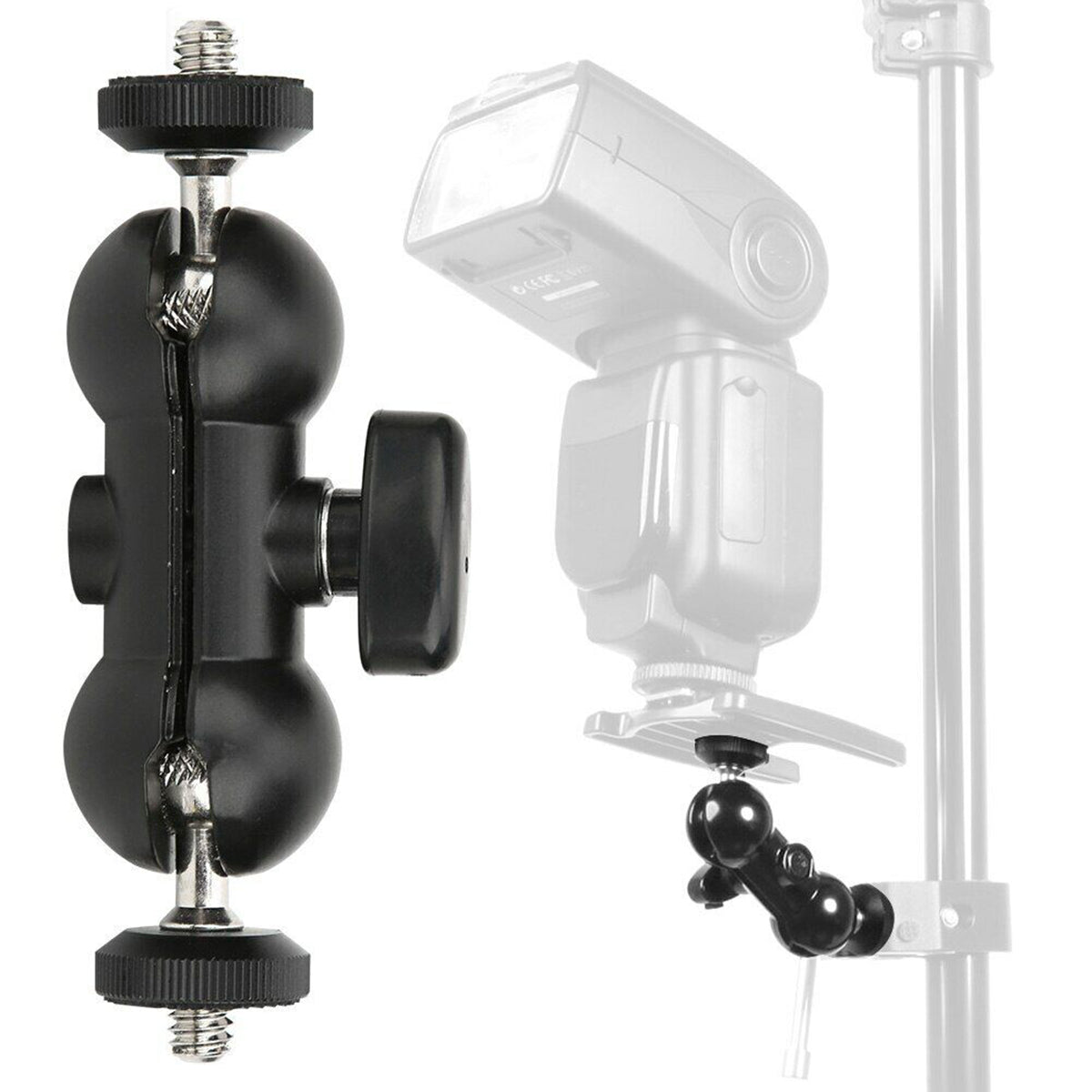 E-Photographic 180 Degree Articulated Magic Arm with Dual Ballheads - EPH-K269