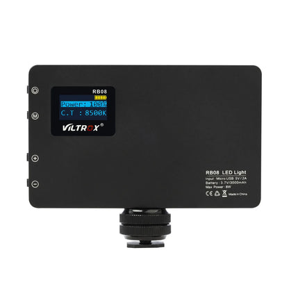 Viltrox RB08 RGB 8W Mini Pocket LED Light with Built-in Battery