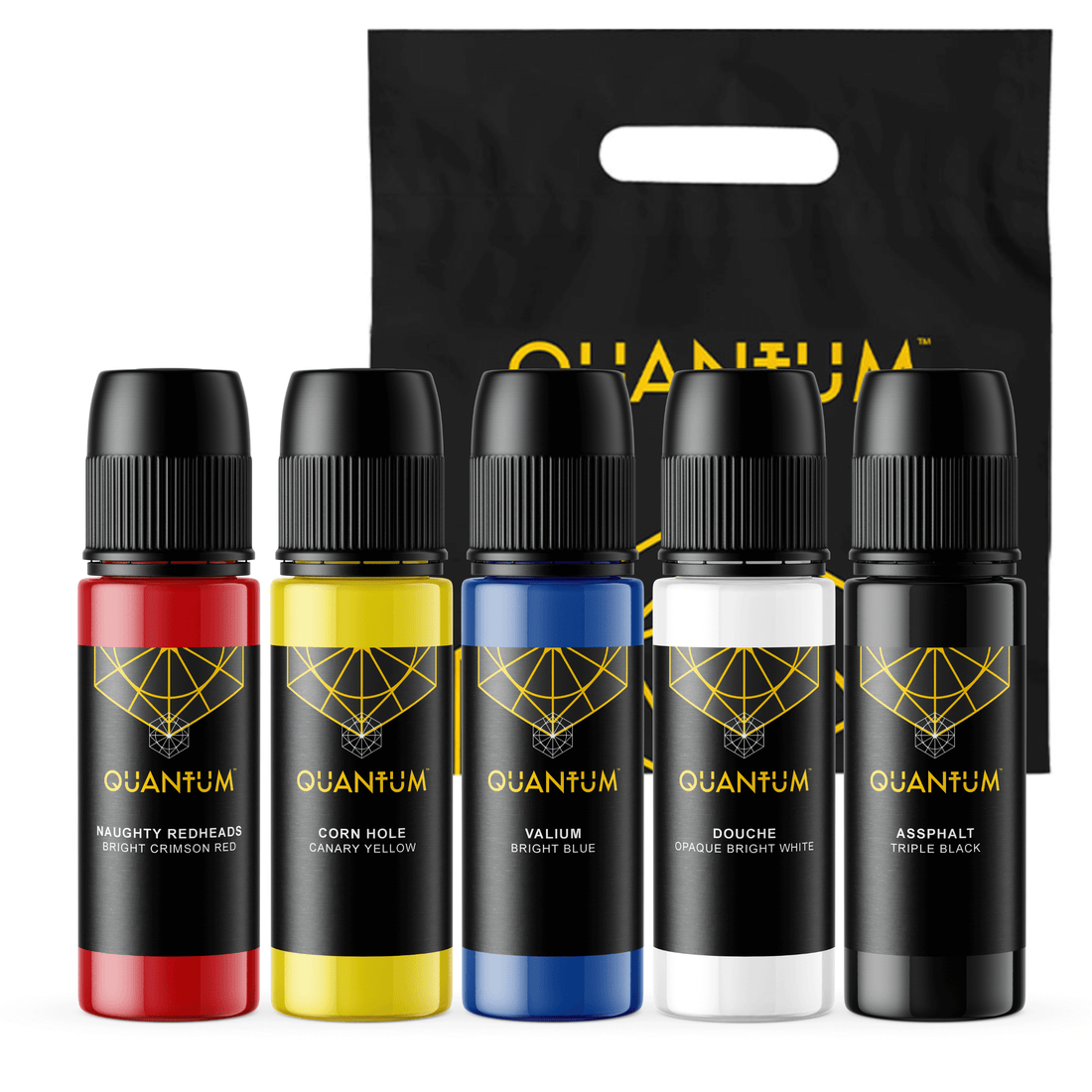 Quantum Tattoo Ink - Primary Colour Set (5 x 30ml)