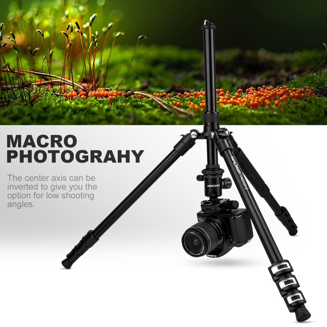 K&amp;F Concept TM2324II Light weight Tripod with Monopod Conversion - KF09.040