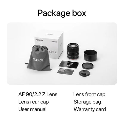 Viltrox AF 90mm F2.2 EVO APS-C Lens compatible with Nikon Z-Mount