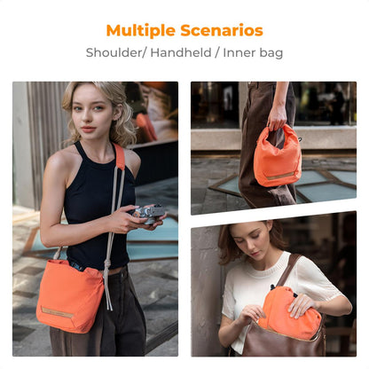 K&amp;F Concept Urban Wander U11 5 Liter Compact Lightweight Versatile Camera Sling Bag – Orange