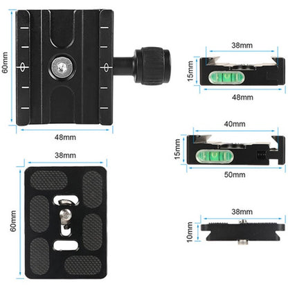 E Photographic 50mm QR-50S Release Plate