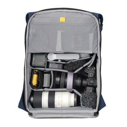 Vanguard VEO Metro B30L Lightweight 30L Camera Backpack with Laptop Sleeve – Navy