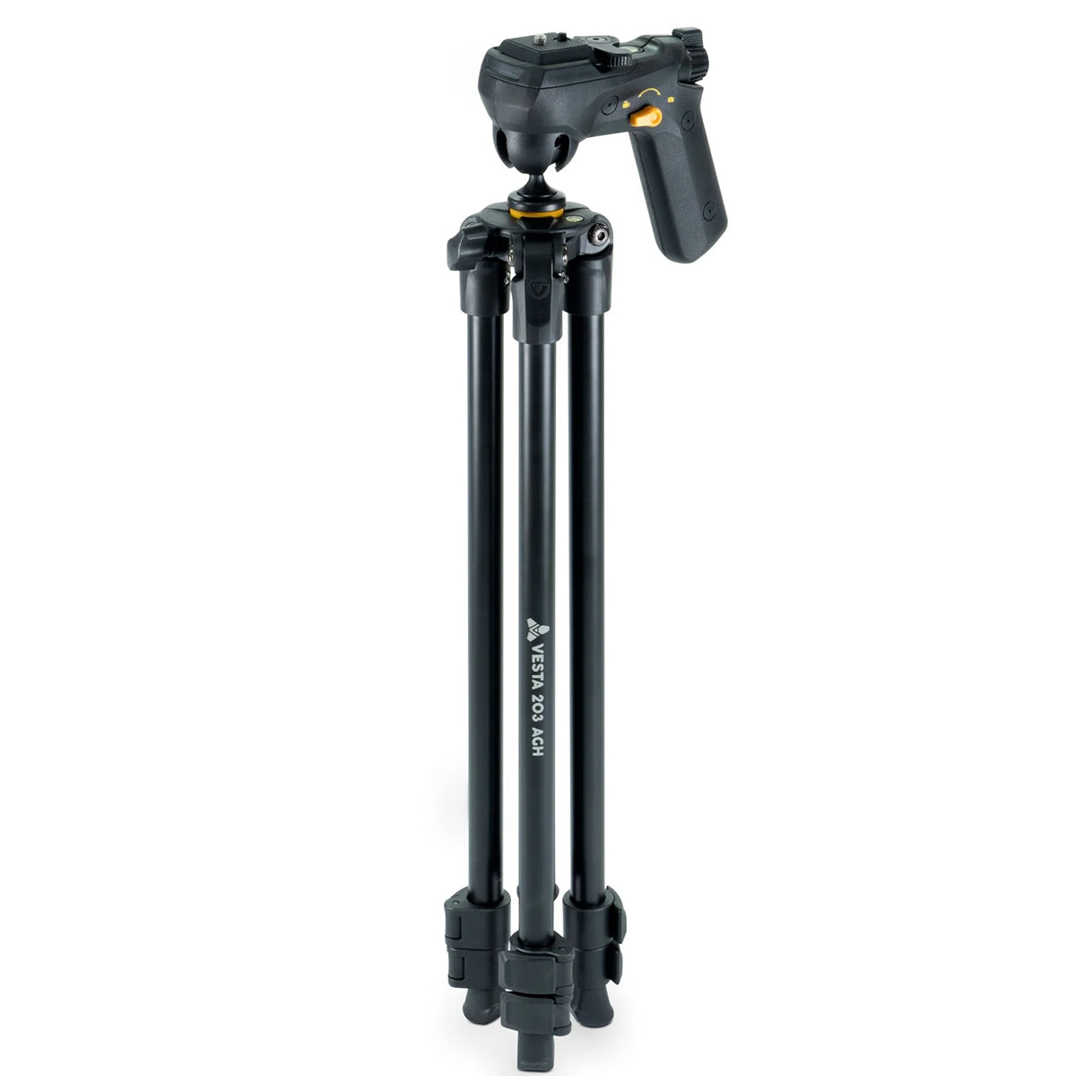 Vanguard Vesta 203AGH 3-Way Aluminium Grip Head Tripod, Weighs Only 1.1kg