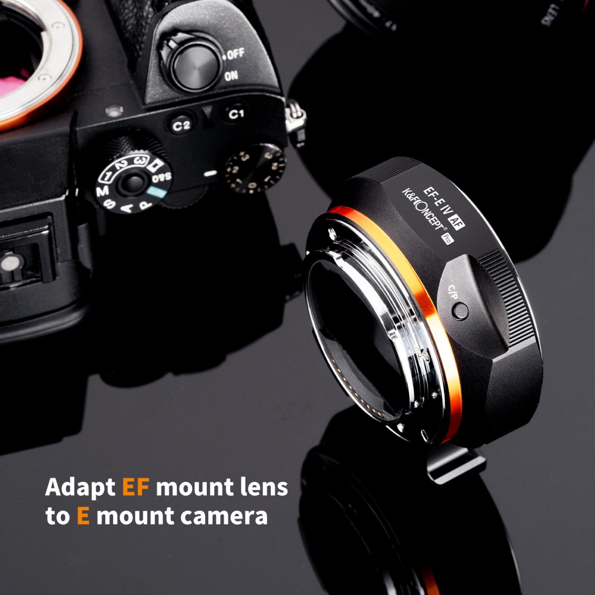 K&amp;F Auto Focus Lens adapter - Canon EF/EFs Lenses To Sony E-Mount-KF06-466