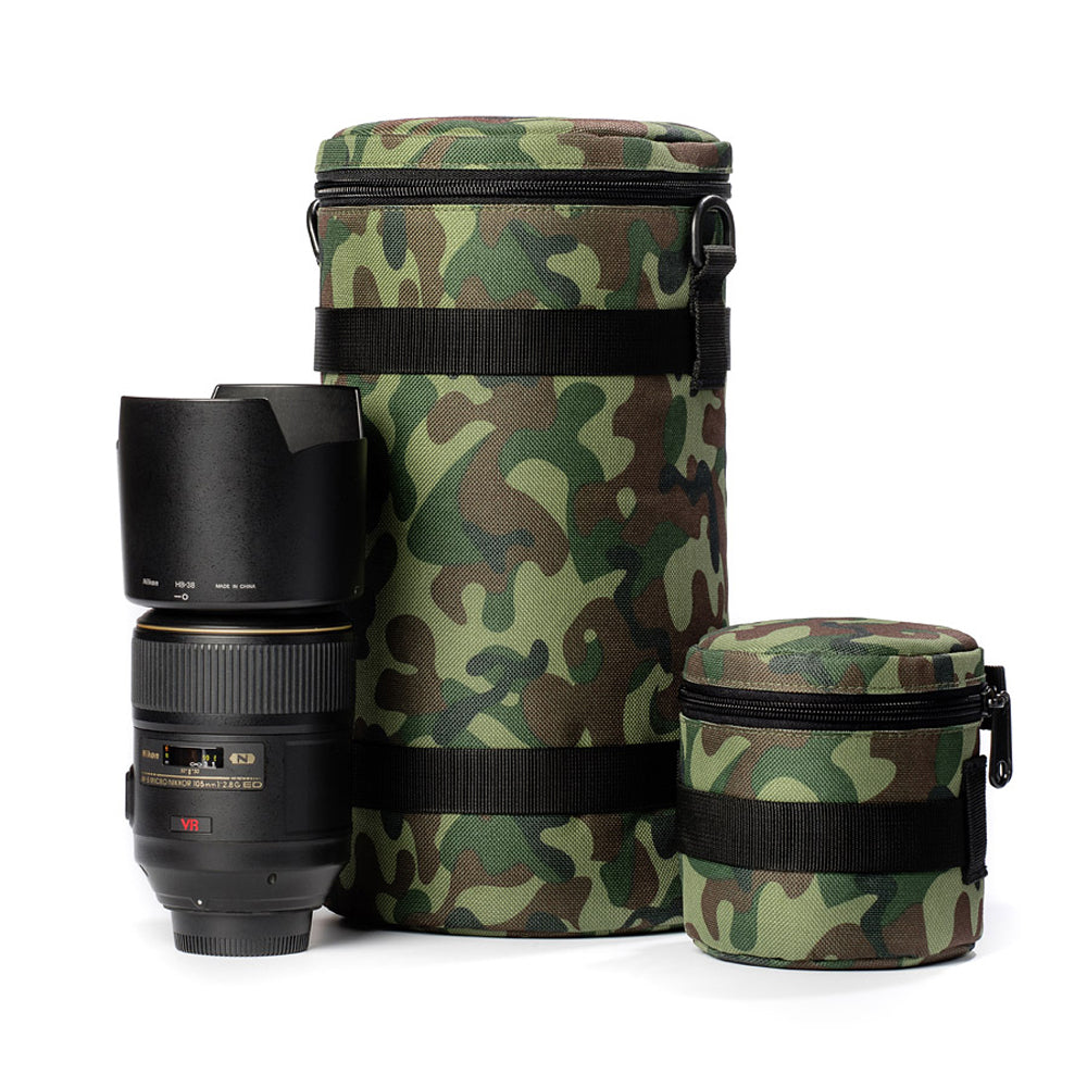 easyCover Professional Padded Camera Lens Bag Size 130(DIA) x 290mm(LGTH) - Camouflage