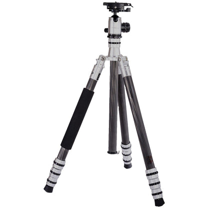 Jenova PRO.J Carbon Fibre Tripod 15kg Capacity - Mono Conversion-Silver 45872SV