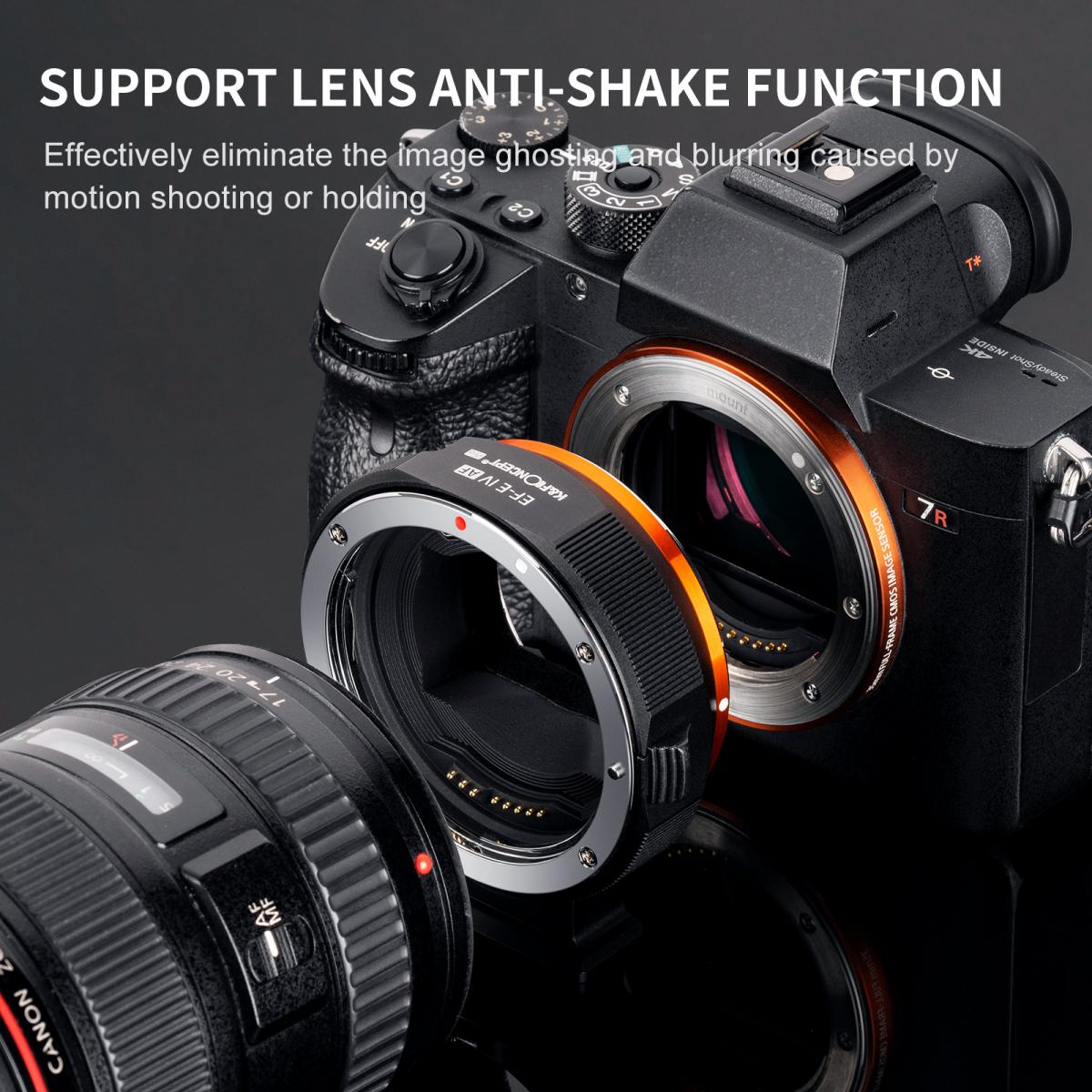 K&amp;F Auto Focus Lens adapter - Canon EF/EFs Lenses To Sony E-Mount-KF06-466