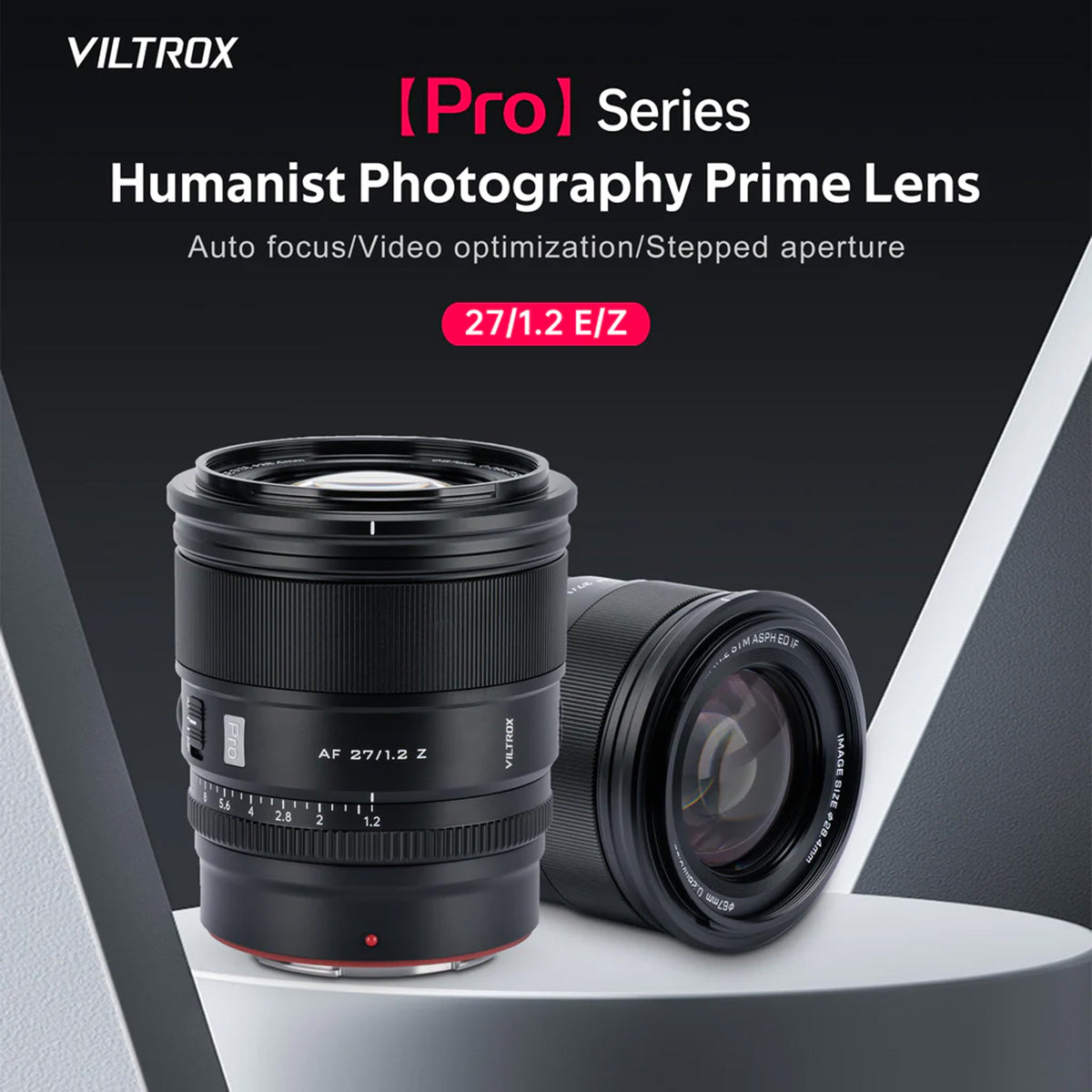 Viltrox Auto Focus 27mm f1.2E PRO Prime Lens Sony APS-C E-Mount VL-AF2712-E