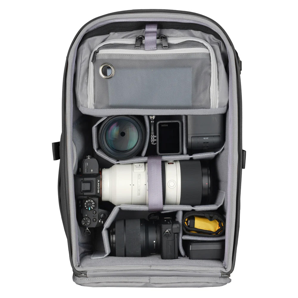 Vanguard VEO Metro 25L Camera &amp; Everyday Backpack with 16" Laptop Compartment – Black