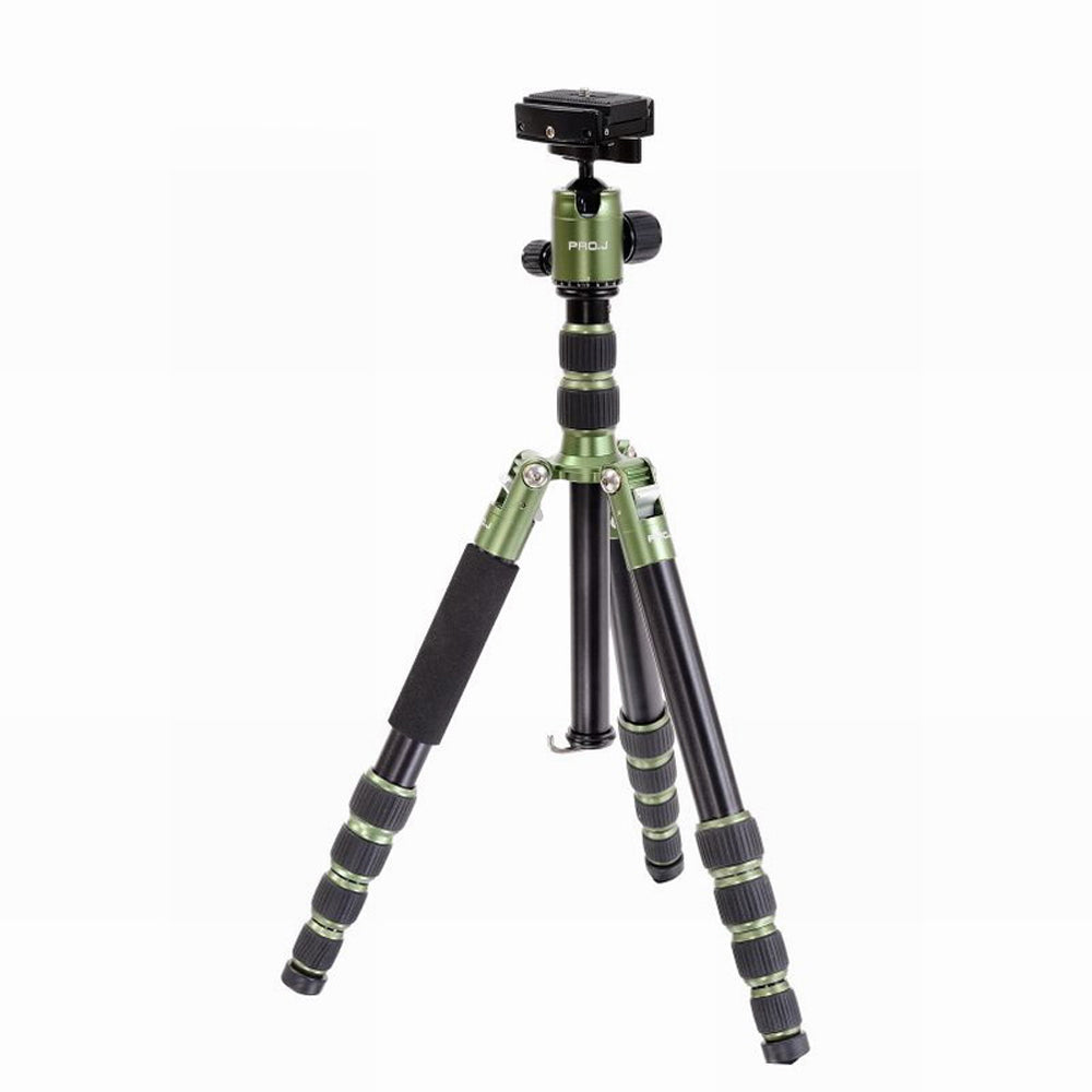 Jenova PRO.J Professional Aluminium Travel Tripod 8kg-load Green-45634GN