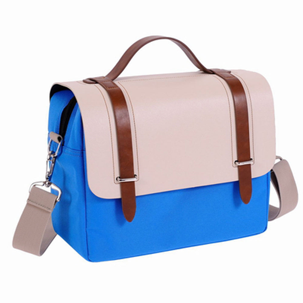 Jenova Fantasy Series PRO Camera Shoulder Bag Beige and Blue - 41156BGBL