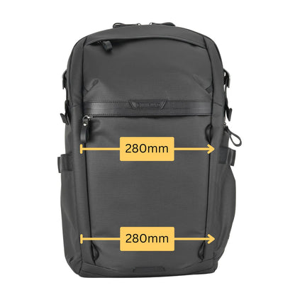 Vanguard VEO Metro 25L Camera &amp; Everyday Backpack with 16" Laptop Compartment – Black