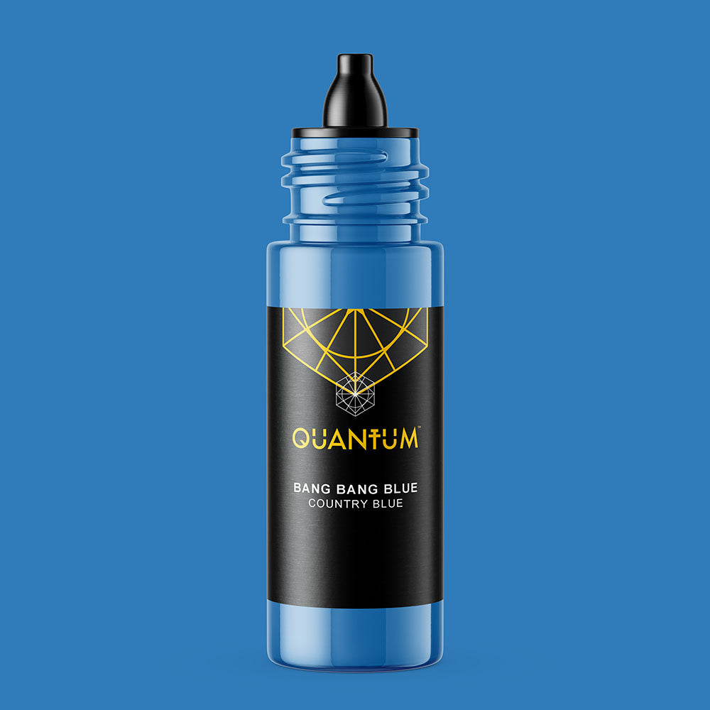 Quantum Premium Tattoo Ink - Bang Bang Blue (30ml)