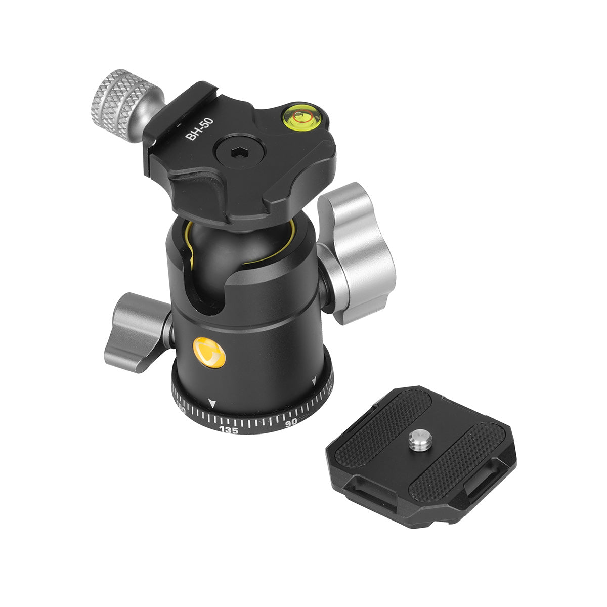 Vanguard BH-50 Aluminium Ball Head with QS-45H Quick Release Plate