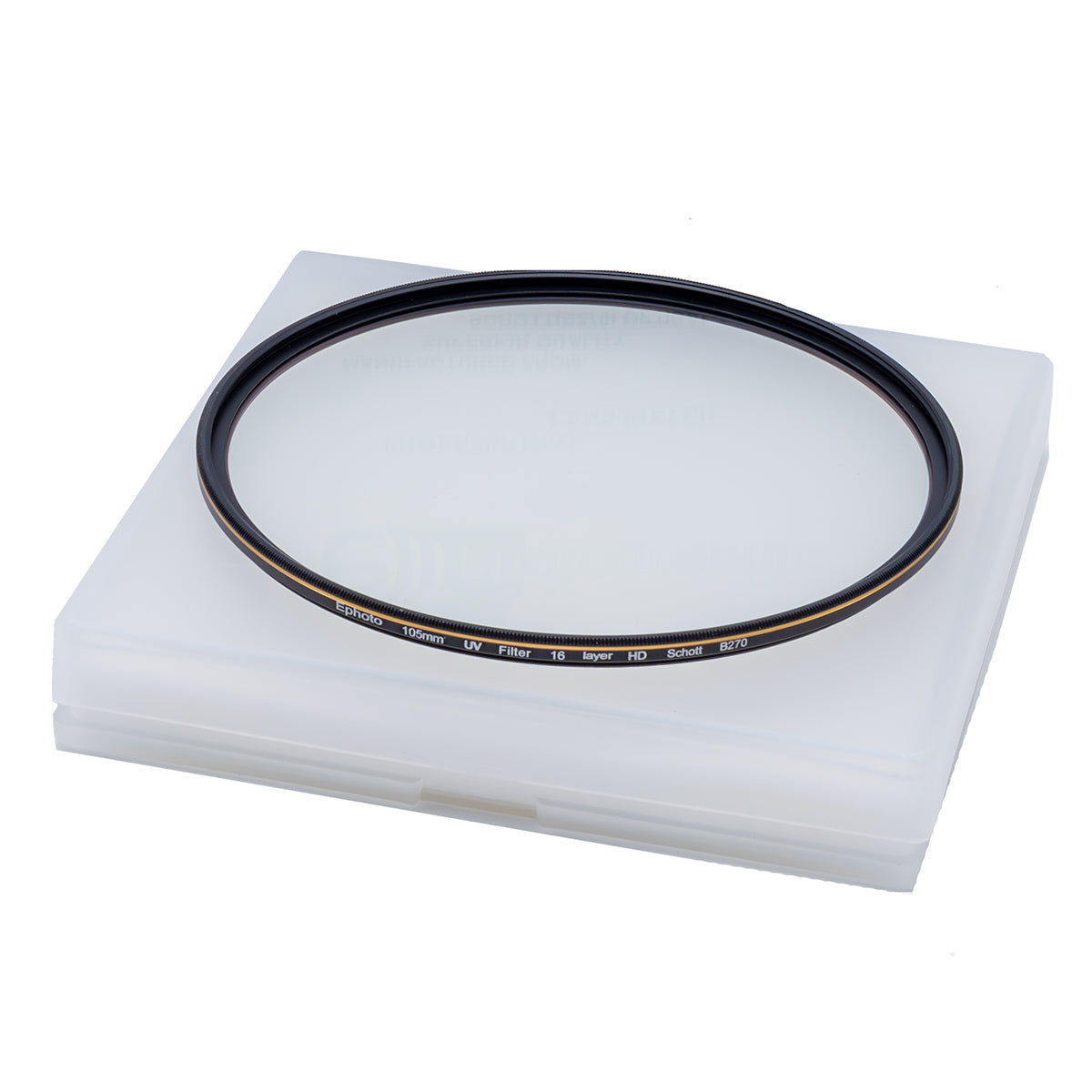 E-Photographic PRO 105 mm Multicoated UV Filter-German HD B270 Schott Optics